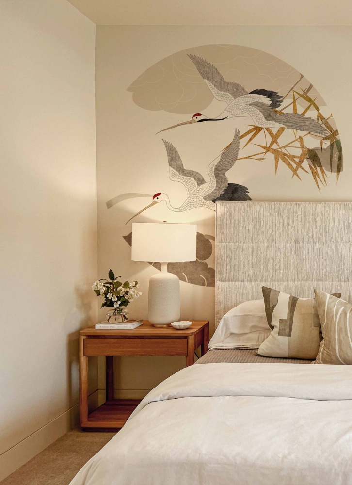 Naklejka Beżowe japońskie żurawie 2.jpg