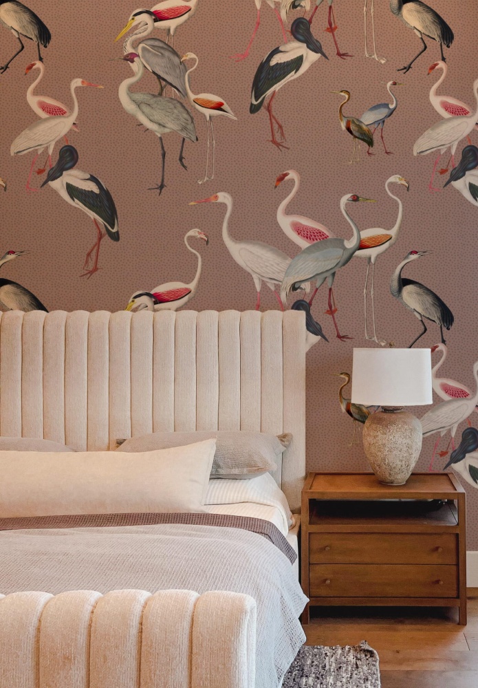 Tapeta Egzotyczne ptaki róż 5.jpg