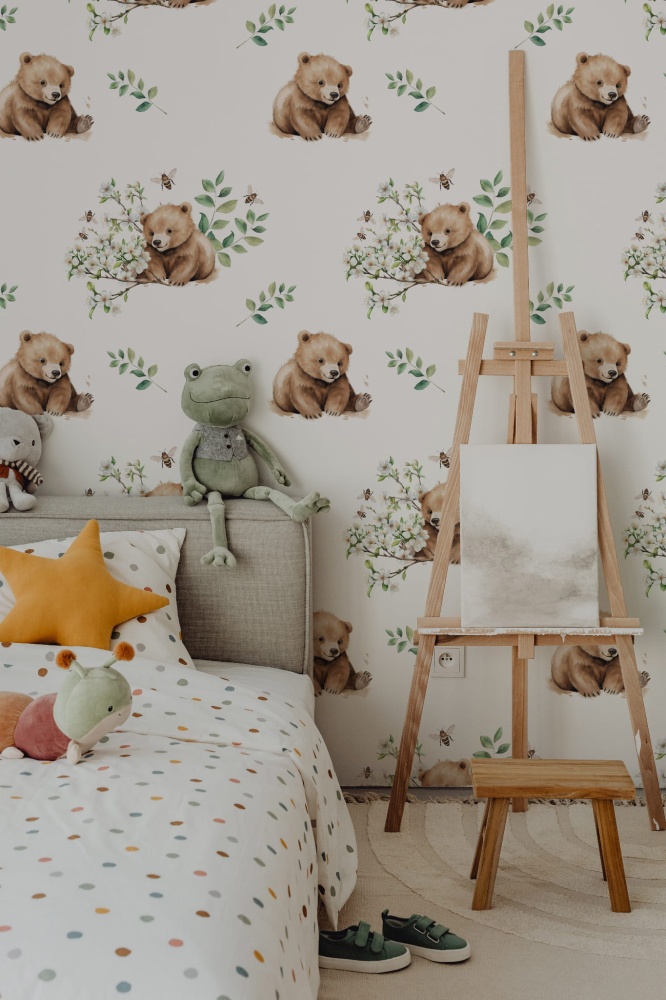 Tapeta Misie i pszczółki 3.jpg