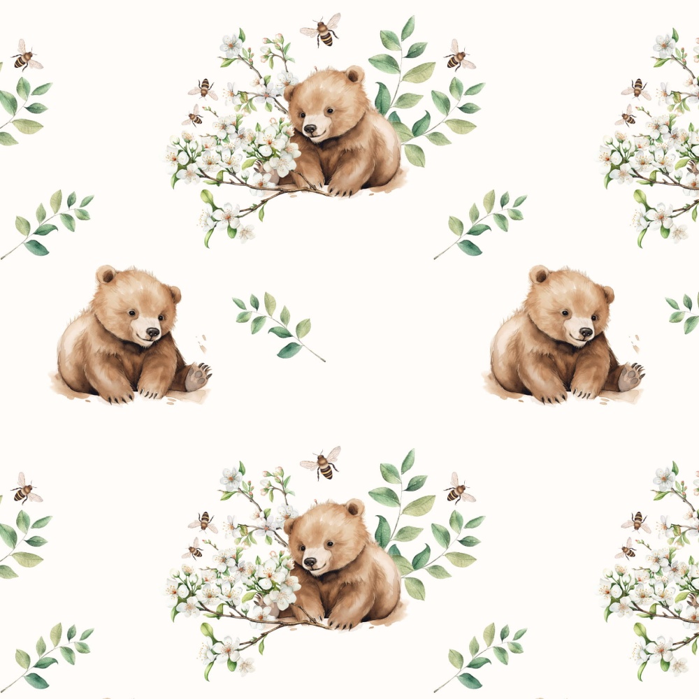 Tapeta Misie i pszczółki.jpg