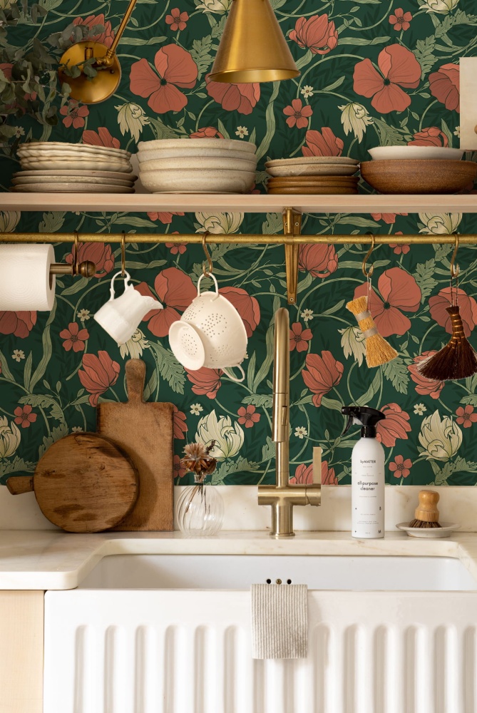 Tapeta Secesyjne maki 5.jpg