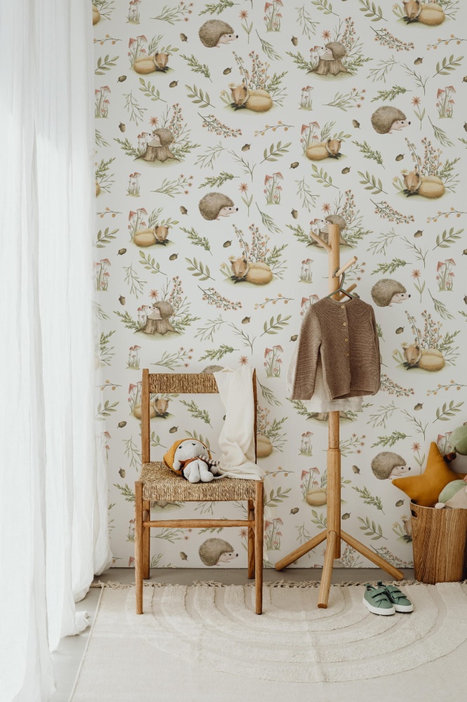 Tapeta Lisek i jeżyki 1.jpg