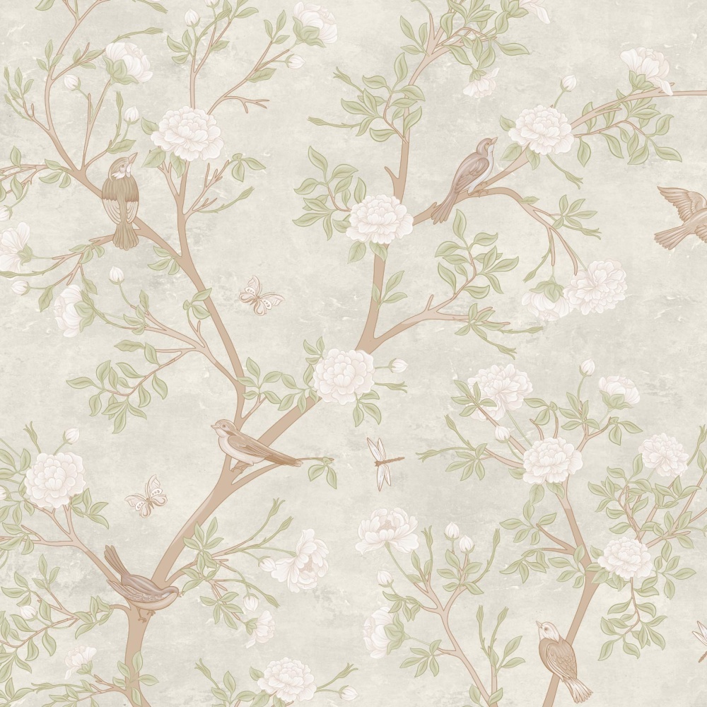 Tapeta Ogród Japoński beż 0.jpg