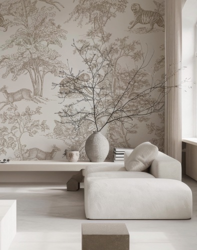 Tapeta tygrys vintage beż 1.jpg