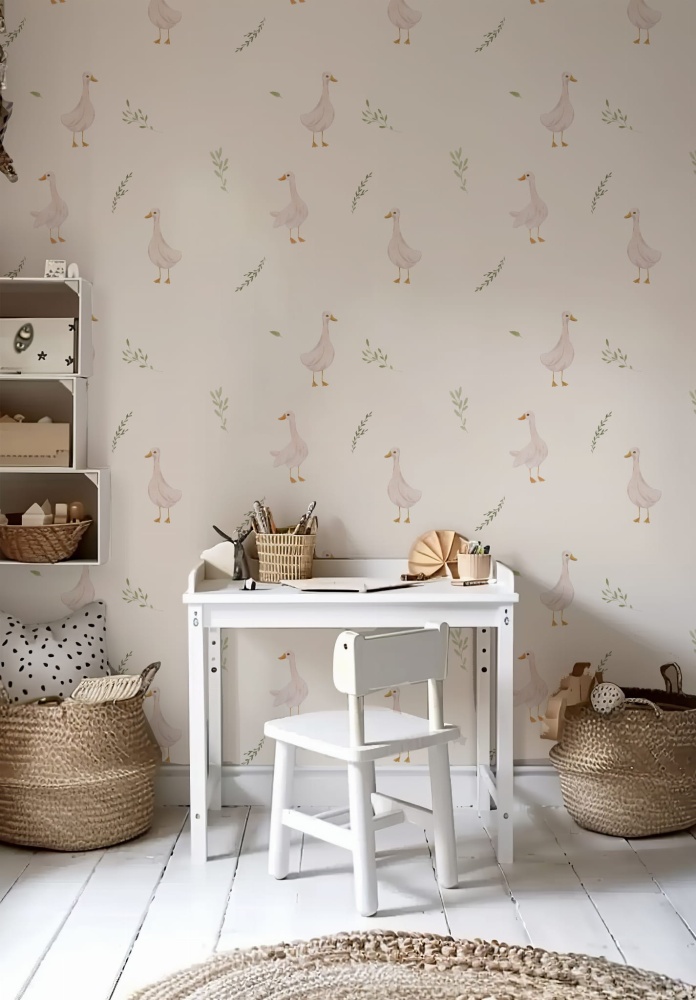 Tapeta Gęsi i listki  3.jpg