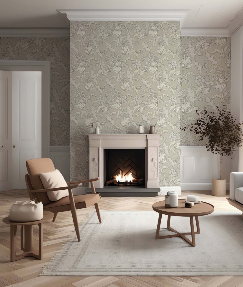 Secesyjne beÅ¼owe kwiaty 4.jpg