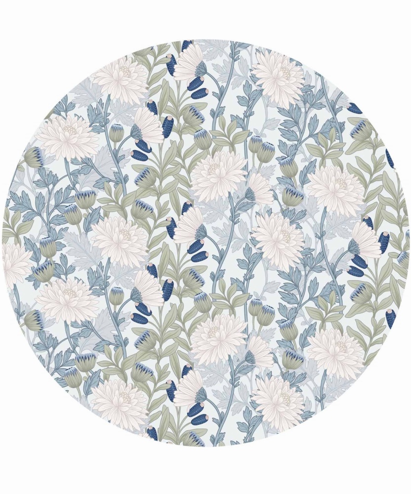 Naklejka William Morris niebieski.jpg