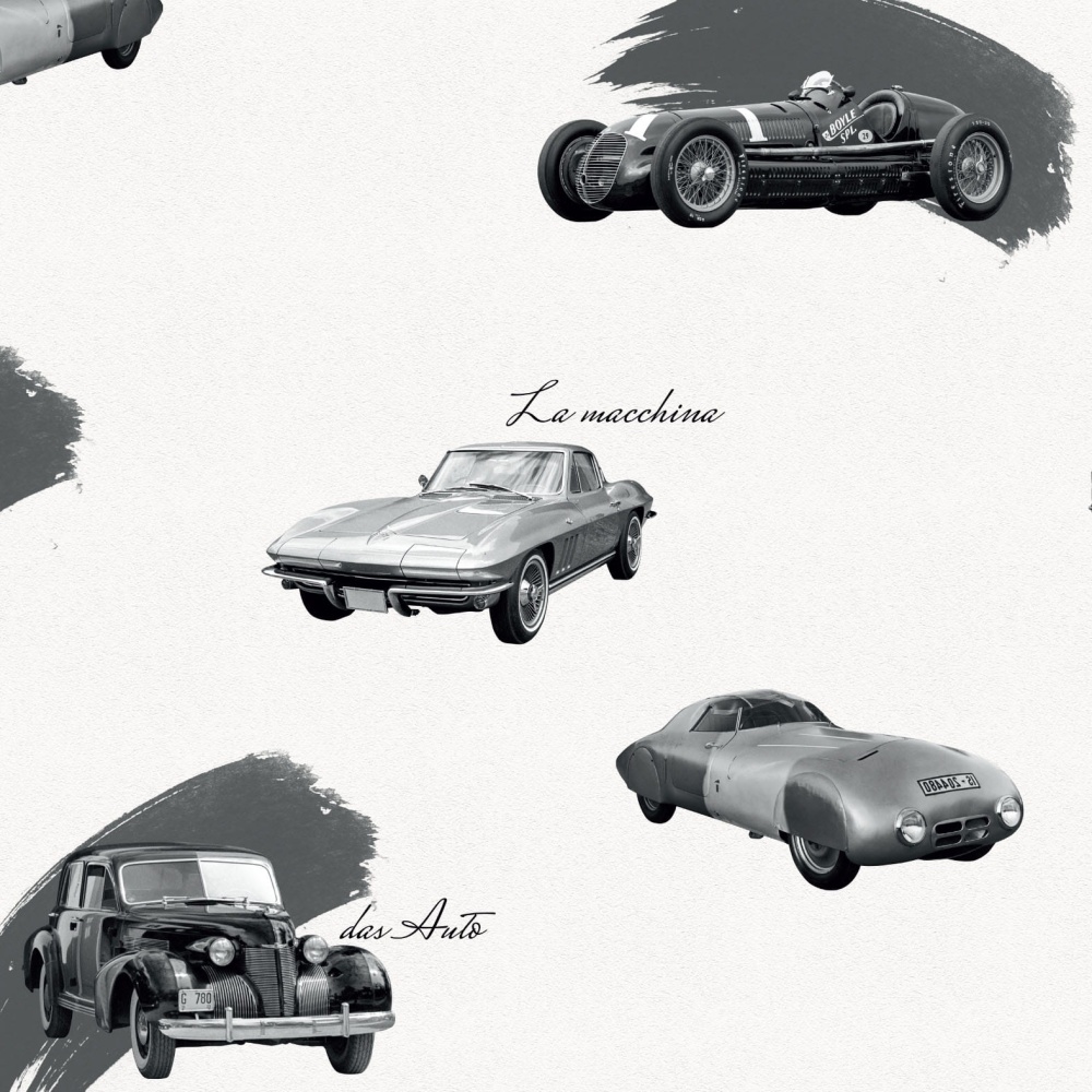 Tapeta Auta Retro szare.jpg