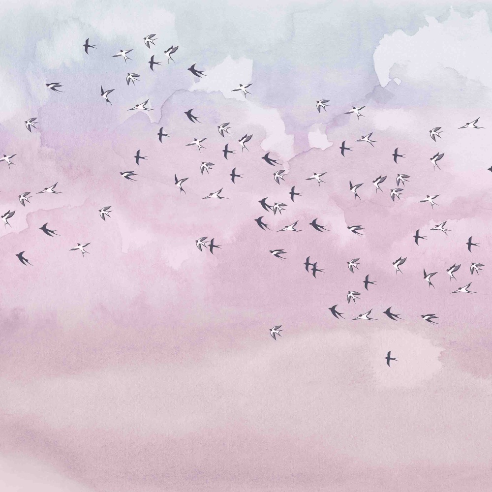 Tapeta-Ptaki-na-kolorowym-niebie-1