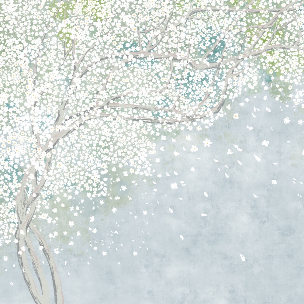 Tapeta Japońskie drzewo blue 0.jpg