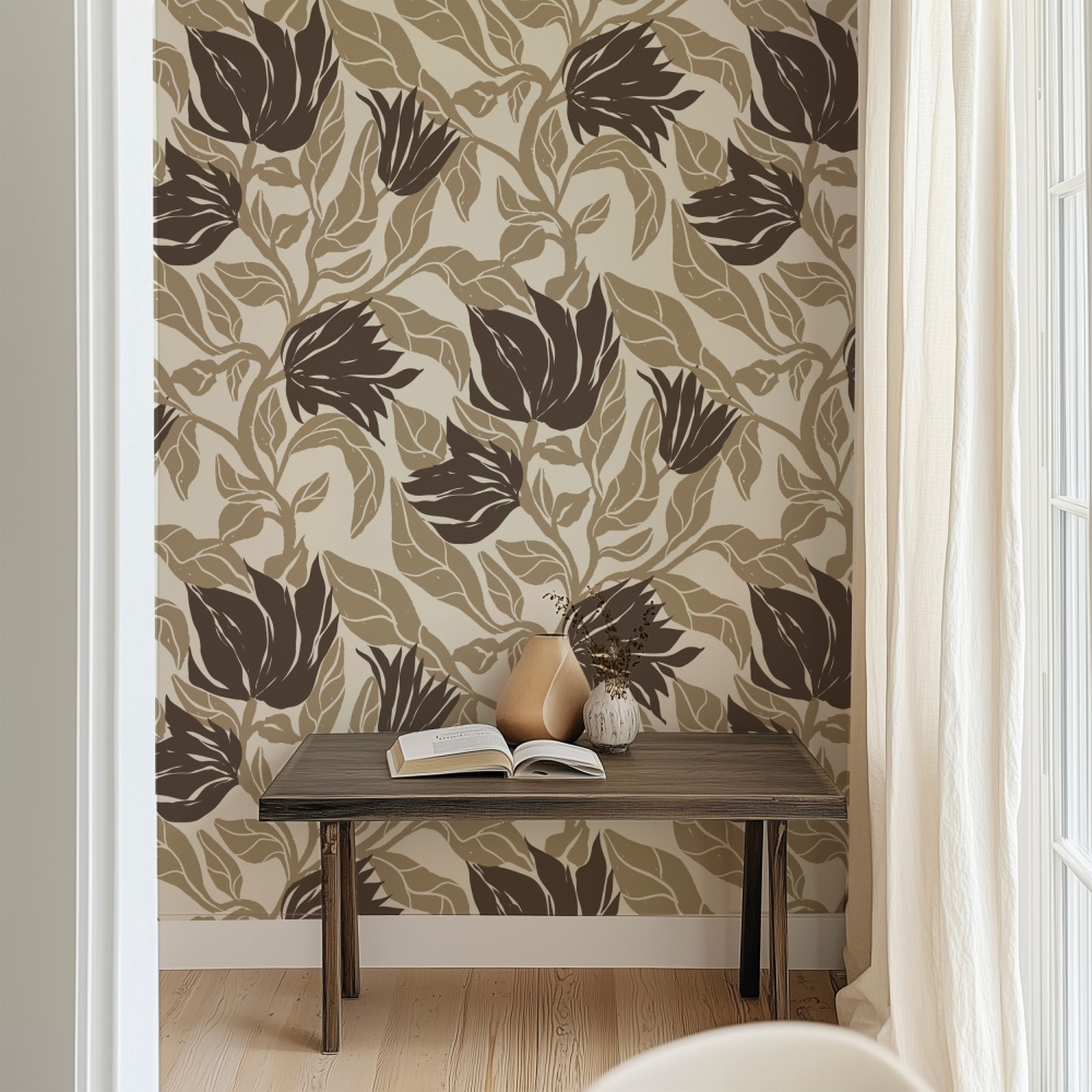 Tapeta Motyw Morisa brown 2.jpg