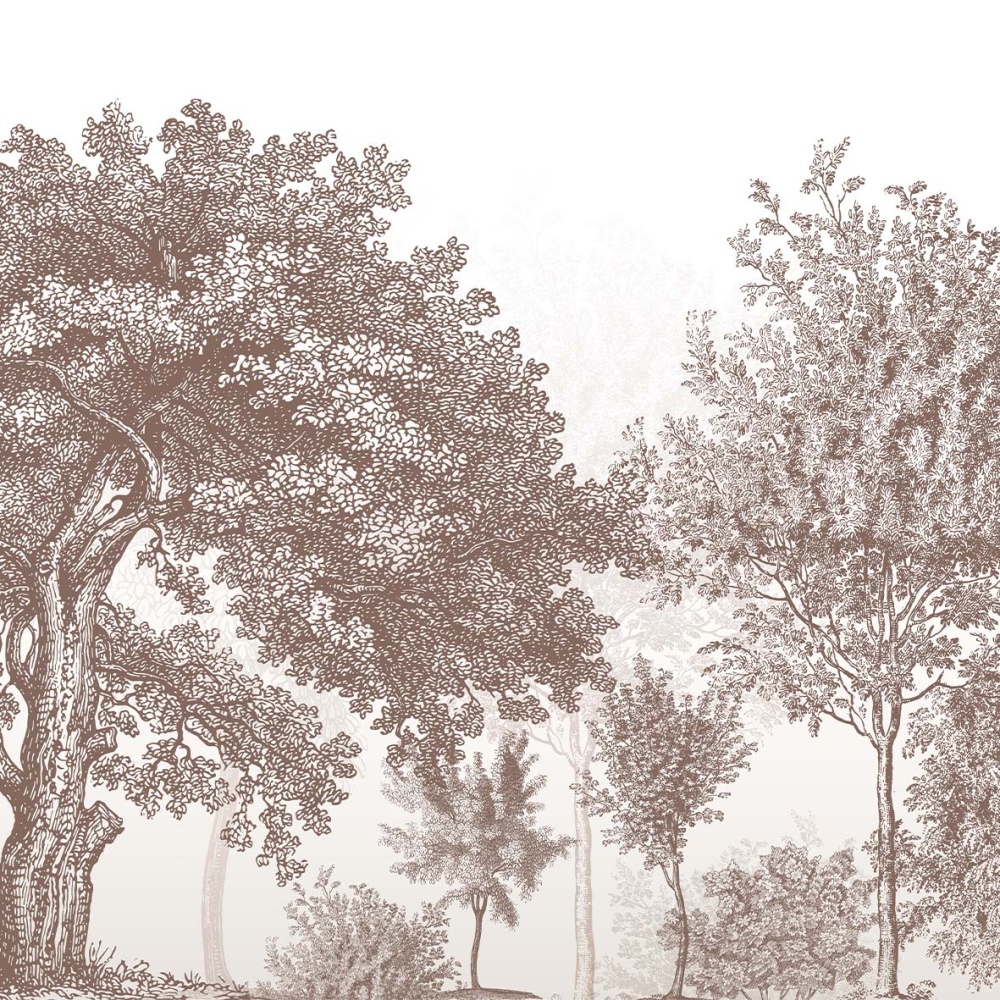 Tapeta Mural Drzewa vintage chocolate 0.jpg