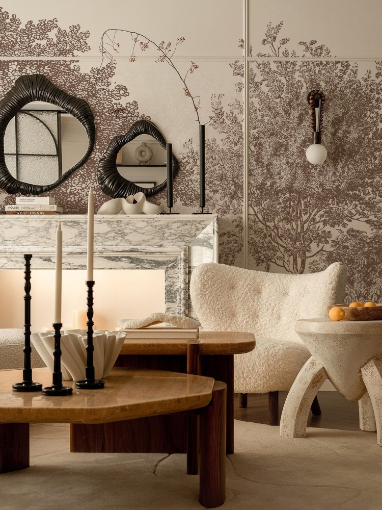 Tapeta Mural Drzewa vintage chocolate 2.jpg