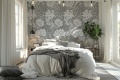 Tapeta William Morris vintage szary 2.jpg