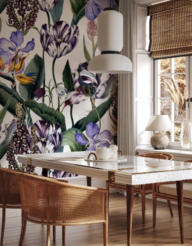 Tapeta Kolorowe tulipany biel 3.jpg