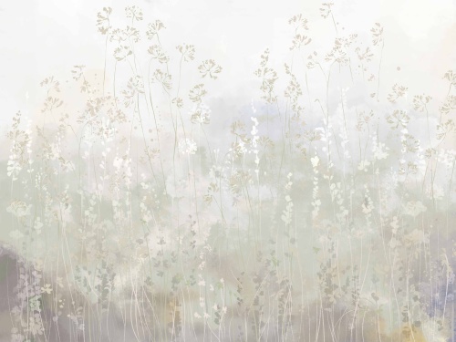 Tapeta Mural Dzikie kwiaty green tekstura.jpg