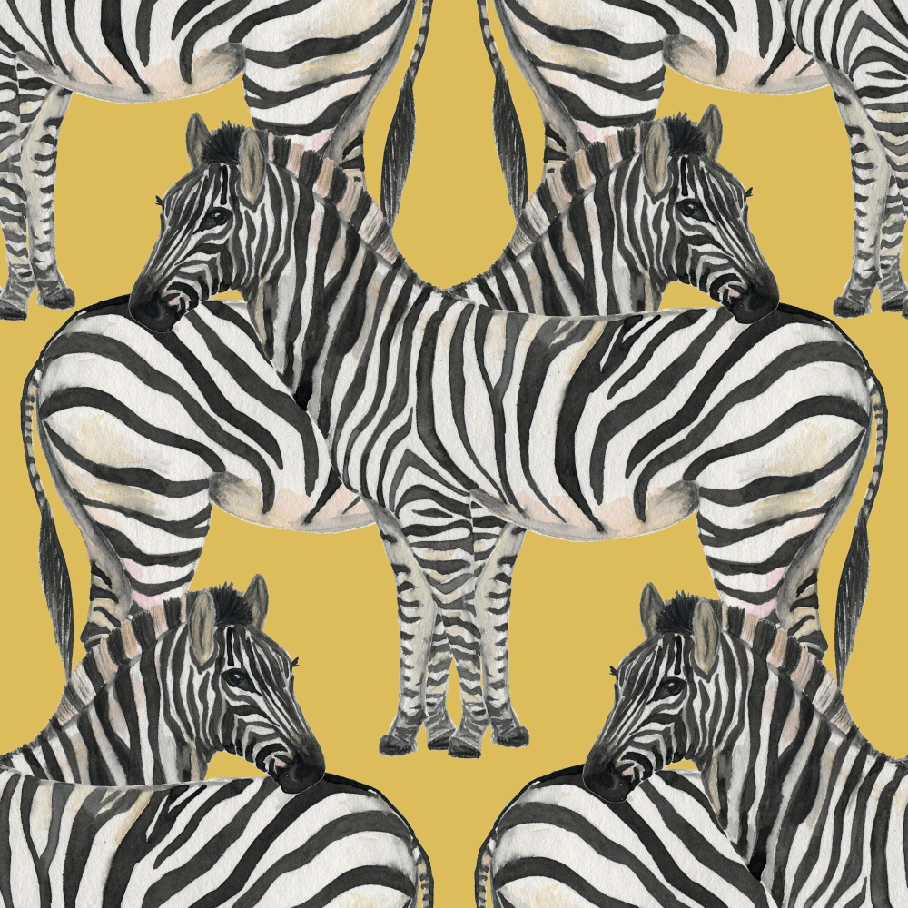 Tapeta Zebra żółty.png