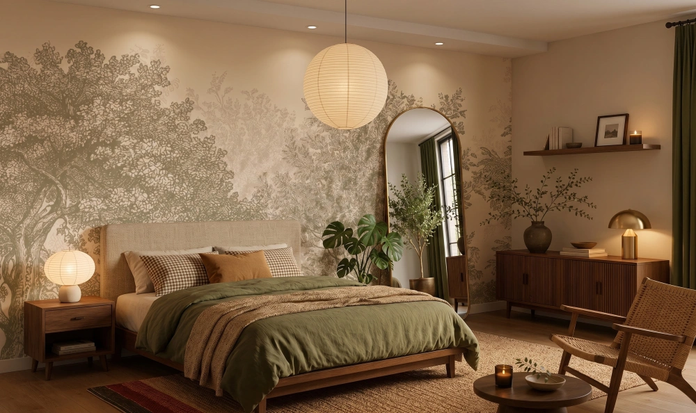 Tapeta Mural Drzewa vintage oliwka 2.jpg