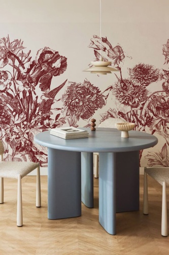 Tapeta Mural Holenderski bukiet bordo1.jpg