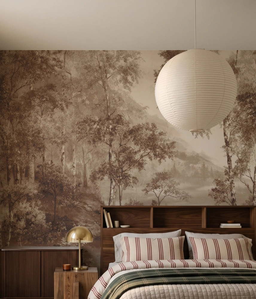 mural rycinowy spacer w lesie 1.jpg