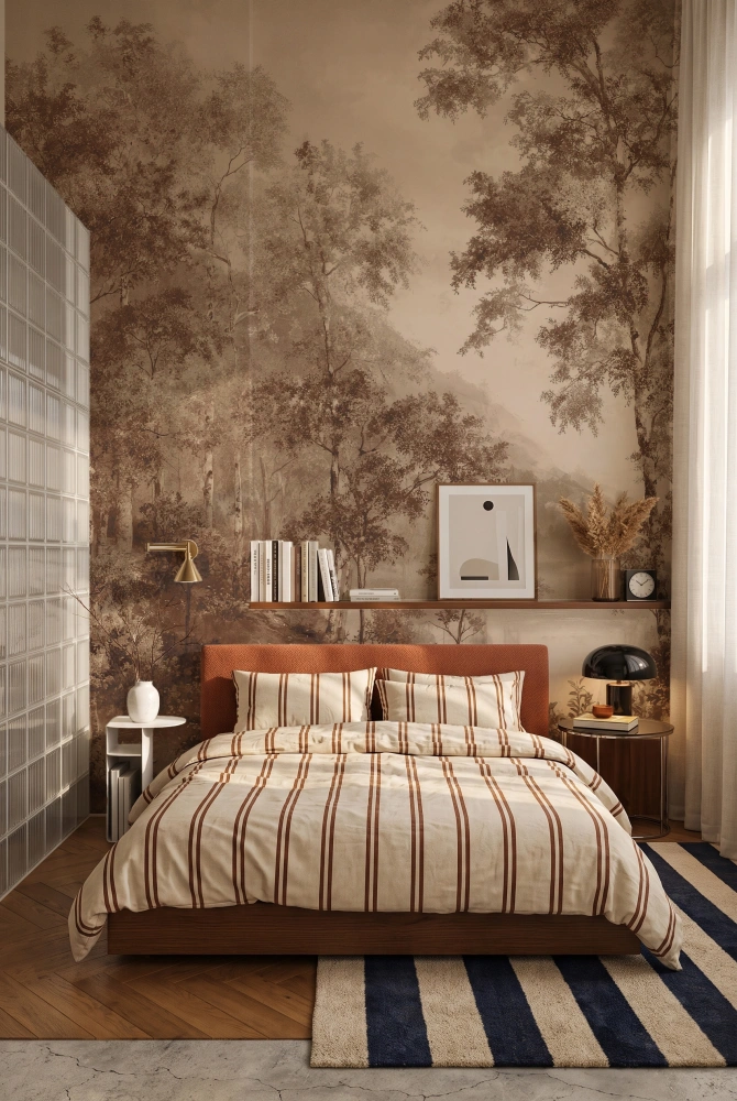 mural rycinowy spacer w lesie 3.jpg