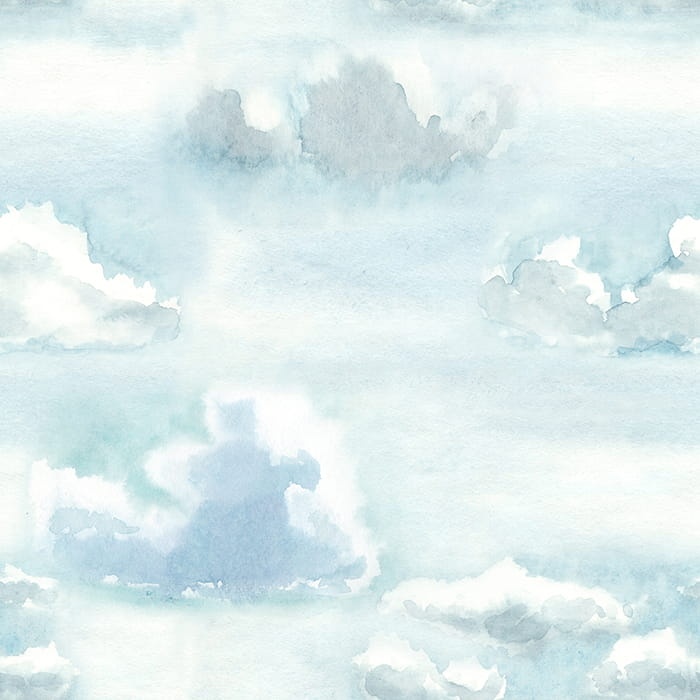 TAPETA CLOUDS BLUE