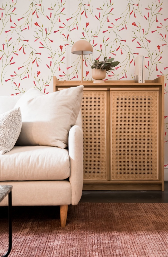 Tapeta-Male-czerwone-dzwonki-6