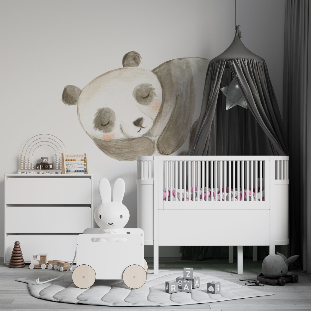Naklejka Sleeping Panda