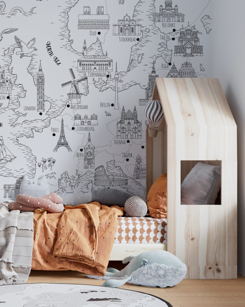 Tapeta-Mapa-Europy-2