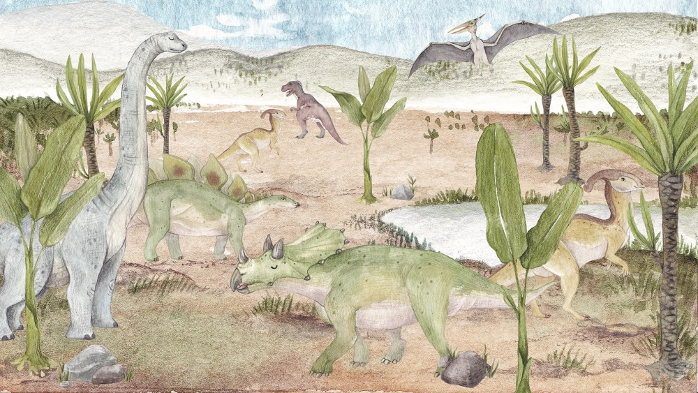 Mural Dinos 1
