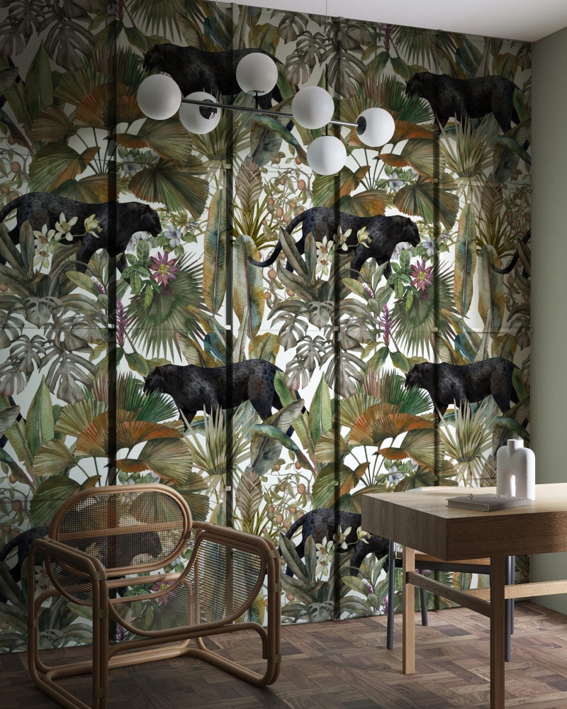 Tapeta -Czarny-Leopard-2