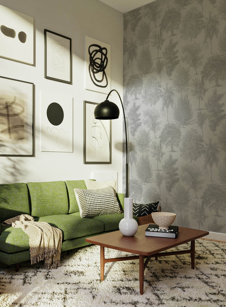 Tapeta-Szare-drzewa-vintage-5